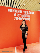 绘画艺术家玛丽莎女士亮相法国,巴黎卢浮宫艺术展